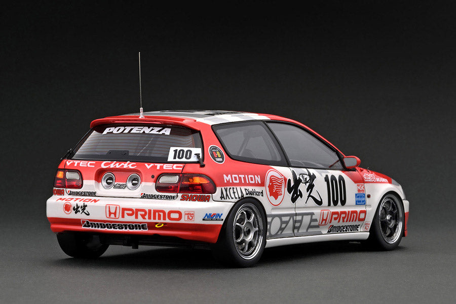 [ Back-order ] ignition model IG3353 1:18 IDEMITSU MOTION MUGEN CIVIC (#100) 1993 JTC model car