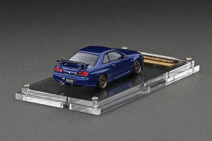 [ Back-order ] ignition model IG2939 1:64 Nissan Skyline GT-R V-spec II (R34) Bayside Blue