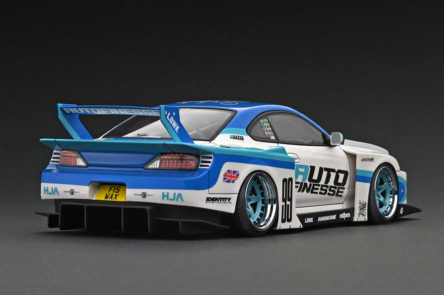 [ Back-order ] ignition model IG2922 1:18 LB-Super Silhouette S15 SILVIA White/Blue model car