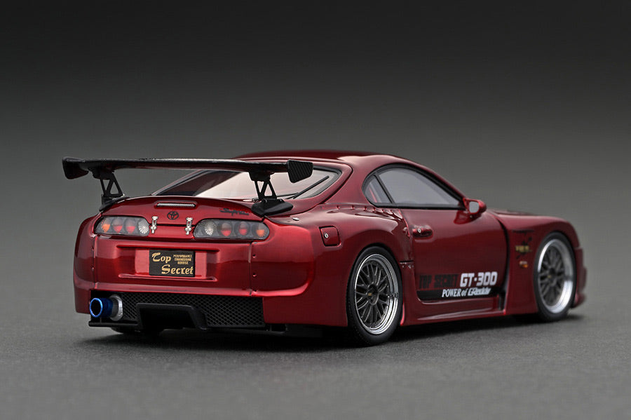 [ Back-order ] ignition model IG2949 1:43 TOP SECRET GT300 Supra (JZA80) Red Metallic model car