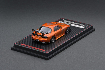 [ Back-order ] ignition model IG1950 1:64 Mazda RX-7 (FD3S) RE Amemiya Orange Metallic