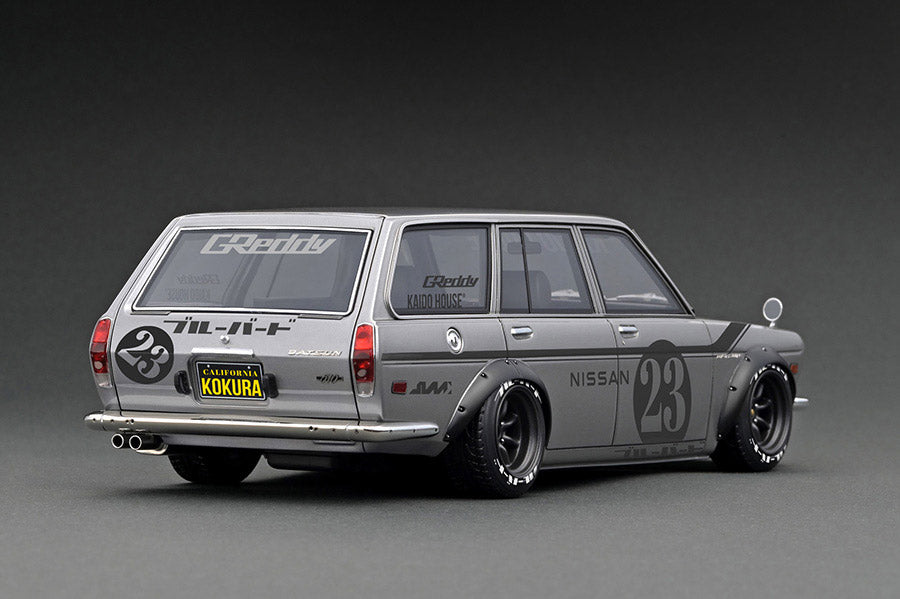 [ Back-order ] ignition model IG3151 1:18 Datsun Bluebird (510) Wagon Silver model car