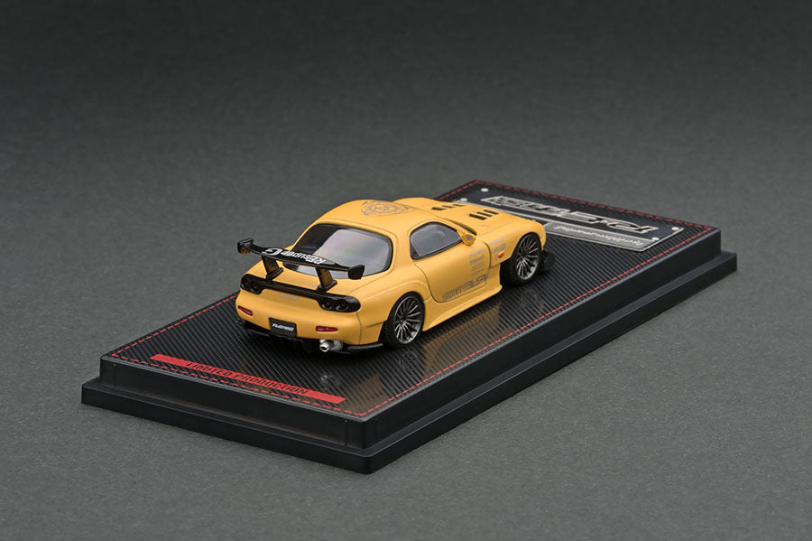 [ Back-order ] ignition model IG2062 1:64 Mazda RX-7 (FD3S) RE Amemiya Matte Yellow