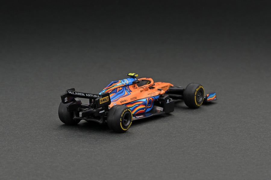 [ Back-order ]  Tarmac Works T64G-F040-LN3 1:64 McLaren MCL35M Abu Dhabi GP 2021 model car