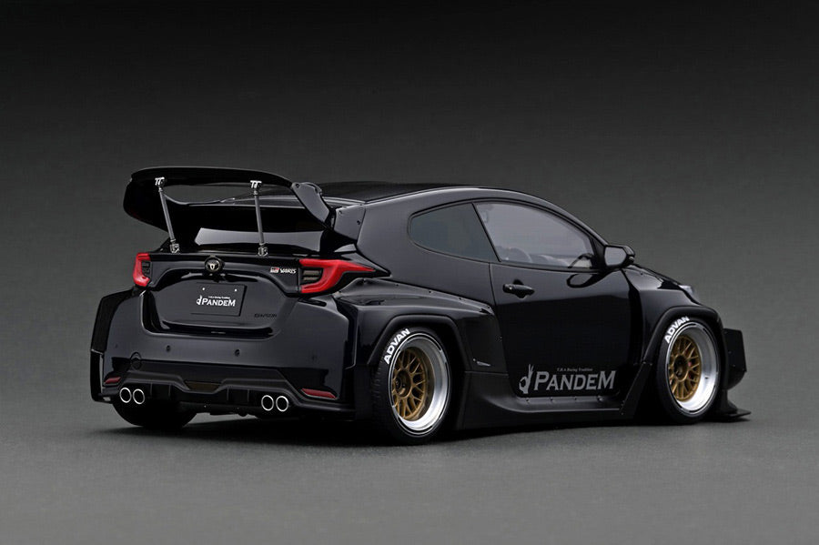 [ Back-order ] ignition model IG2901 1:18 PANDEM GR YARIS (4BA) Black model car