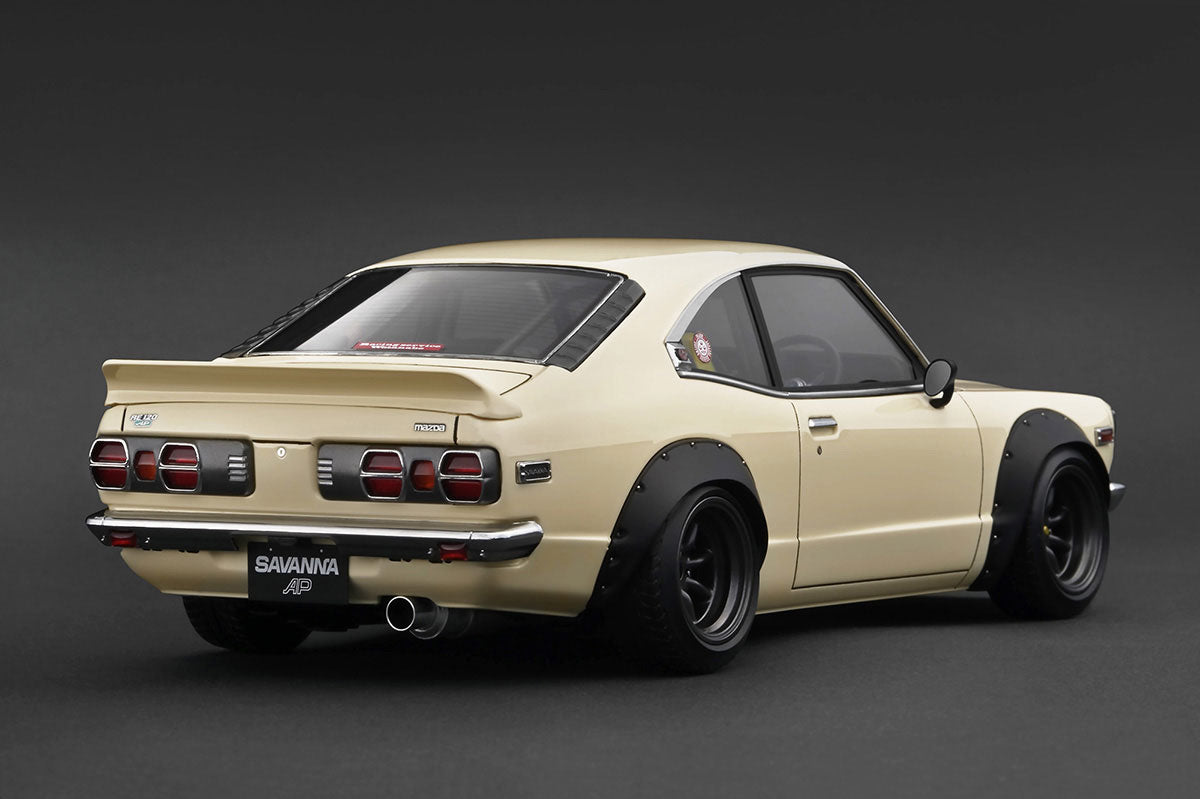 [ Back-order ] ignition model IG3730 1:18 Mazda Savanna S124A Semi Works White model car