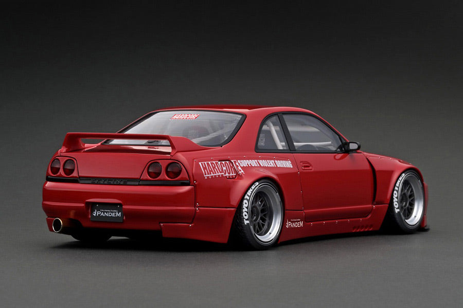 [ Back-order ] ignition model IG3028 1:18 PANDEM GT-R (BCNR33) Red model car