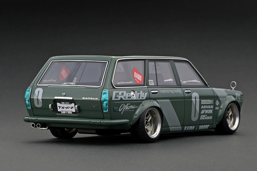 [ Back-order ] ignition model IG3147 1:18 Datsun Bluebird (510) Wagon Green model car