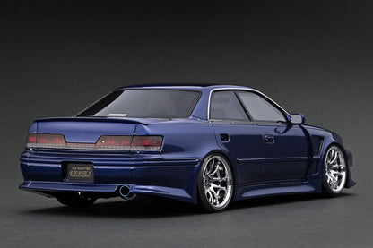 [ Back-order ] ignition model IG3581 1:18 VERTEX JZX100 MARK II Blue Metallic model car