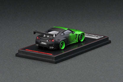 [ Back-order ] ignition model IG2766 1:64 PANDEM R35 GT-R Green/Black