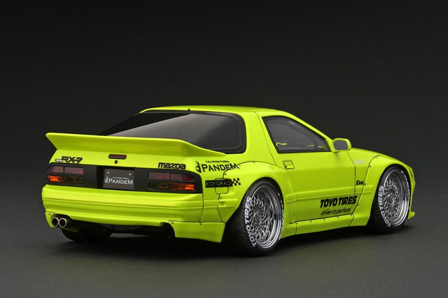 [ Back-order ] ignition model IG2912 1:18 PANDEM RX-7 (FC3S) Yellow model car