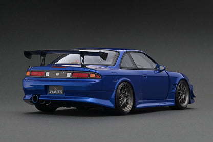 [ Back-order ] ignition model IG3085 1:18 VERTEX S14 Silvia Blue Metallic model car