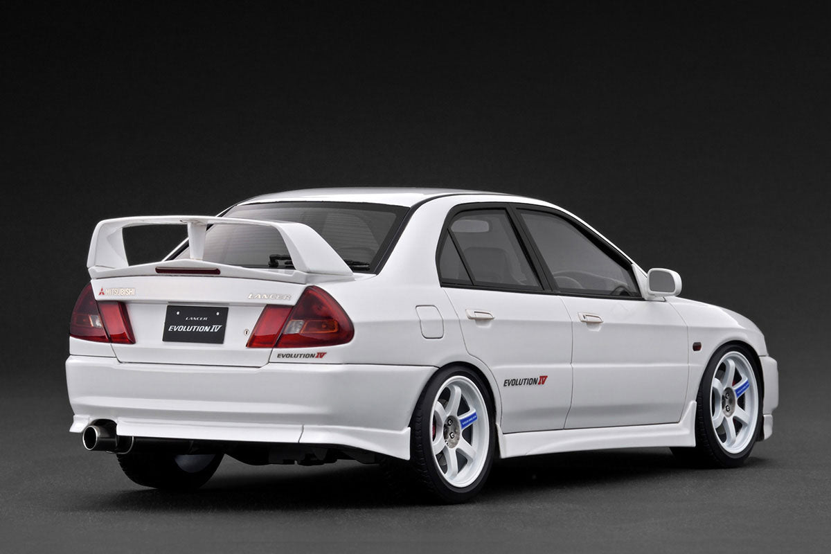 [ Back-order ] ignition model IG3782 1:18 Mitsubishi LANCER EVOLUTION IV CN9A White model car