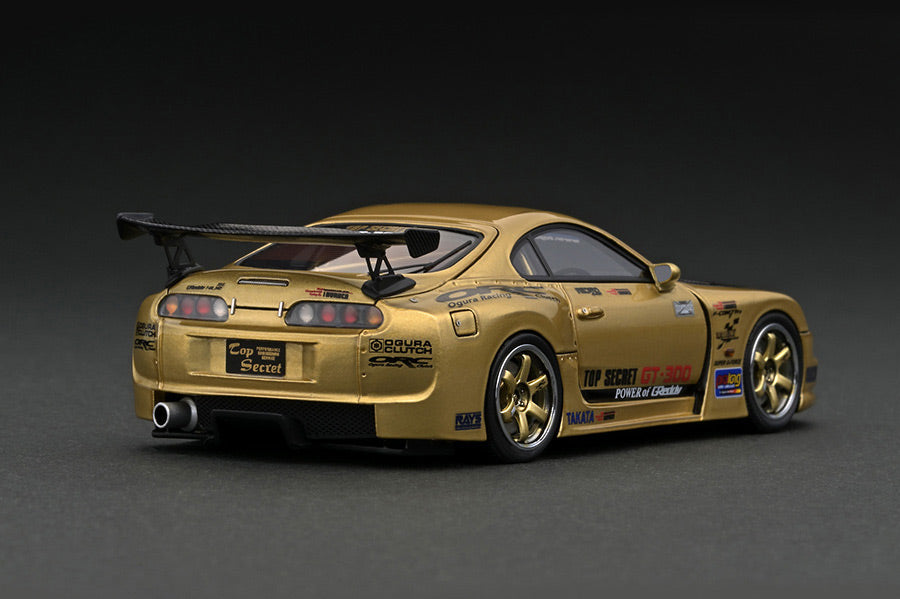 IG2947 ignition model 1:43 Toyota TOP SECRET GT300 Supra (JZA80) Gold resin