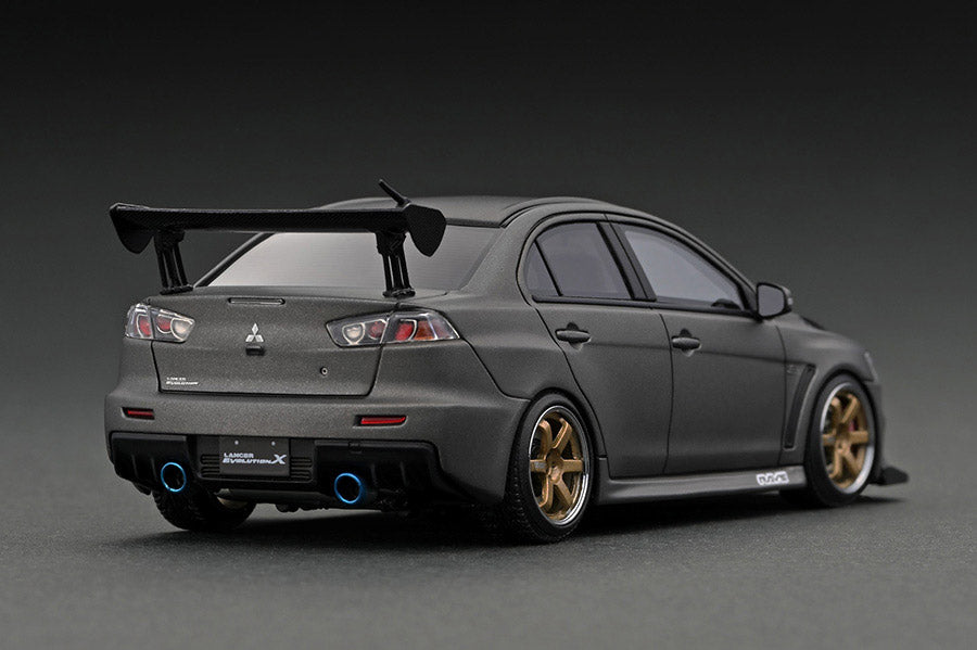 [ Back-order ] ignition model IG2738 1:43 Mitsubishi Lancer Evolution X (CZ4A) Matte Gun Metallic model car