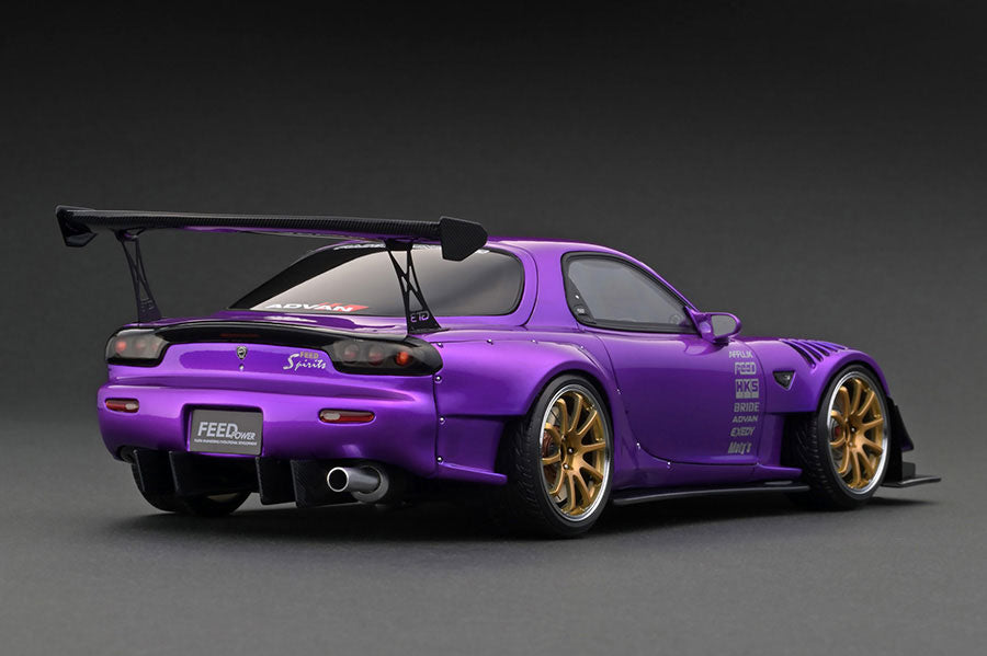 [ Back-order ] ignition model IG2965 1:18 FEED Afflux GT3 (FD3S) Purple Metallic