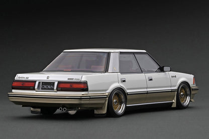[ Back-order ] ignition model IG3826 1:18 Toyota Crown 3.0 Royal Saloon G 120 Pearl White Gold model car