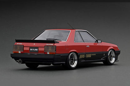 IG2440 ignition model 1:18 Nissan Skyline 2000 RS-X Turbo-C (R30) Red / Black