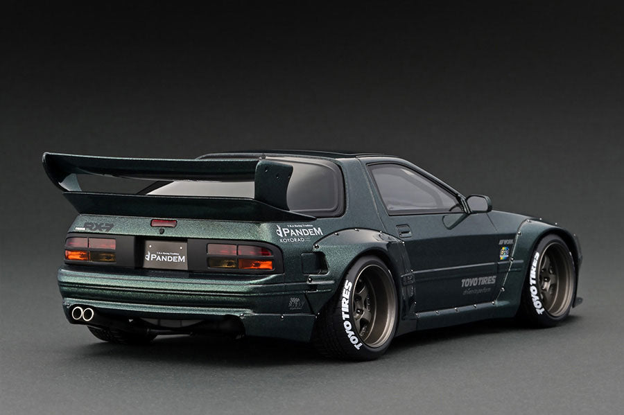 [ Back-order ] ignition model IG2915 1:18 PANDEM RX-7 (FC3S) Green Metallic model car