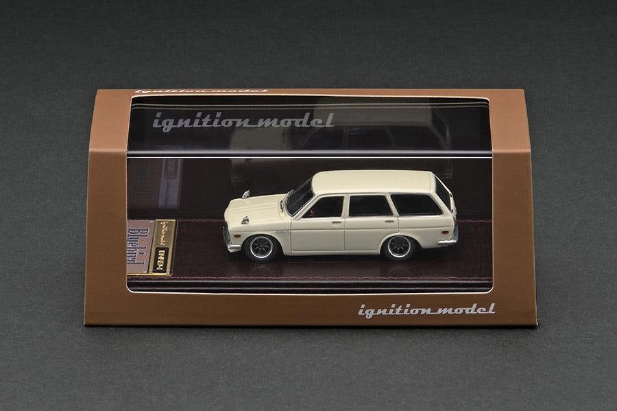 [ Back-order ] ignition model IG2881 1:64 Datsun Bluebird (510) Wagon White model car