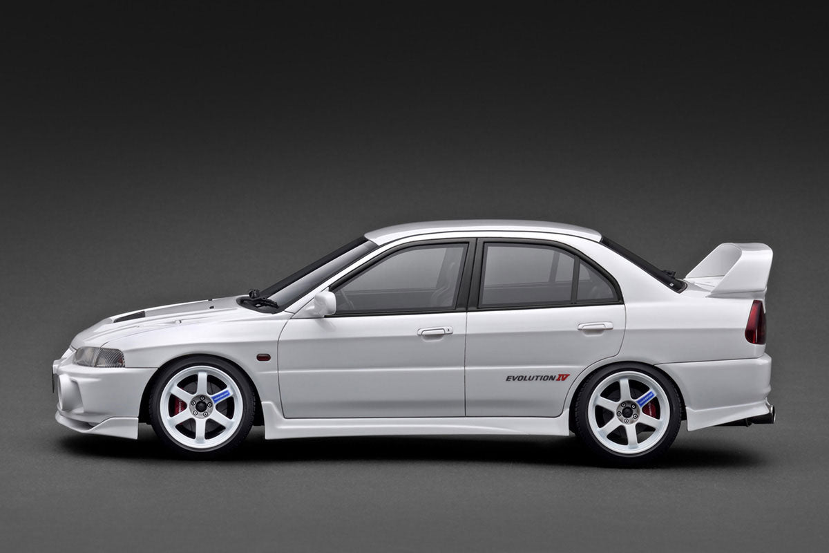 [ Back-order ] ignition model IG3782 1:18 Mitsubishi LANCER EVOLUTION IV CN9A White model car