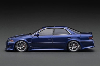 [ Back-order ] ignition model IG3581 1:18 VERTEX JZX100 MARK II Blue Metallic model car