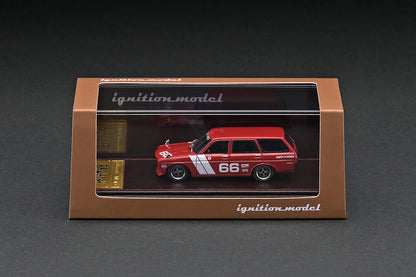 [ Back-order ] ignition model IG2928 1:64 Datsun Bluebird (510) Wagon Red model car