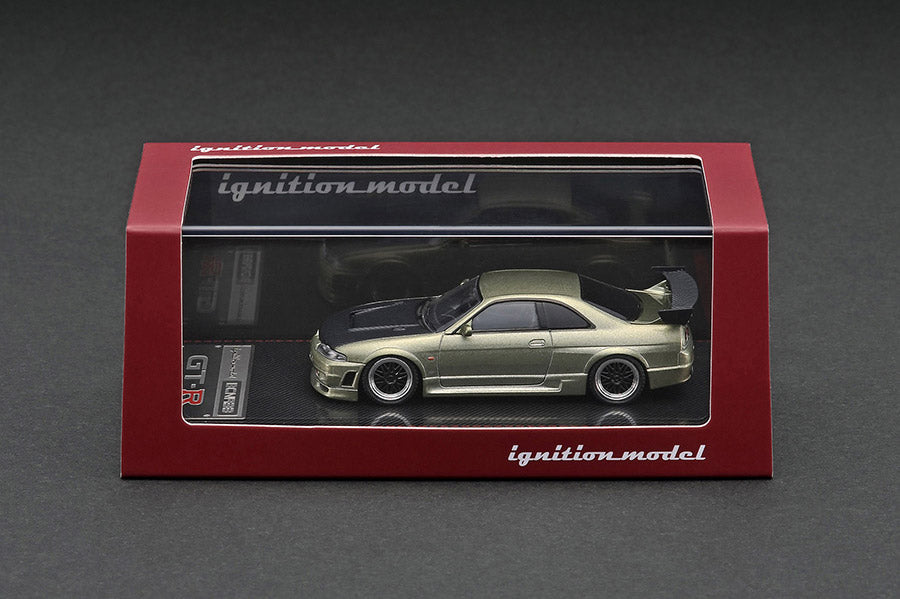 [ Back-order ] ignition model IG2505 1:64 Nismo R33 GT-R Green Metallic