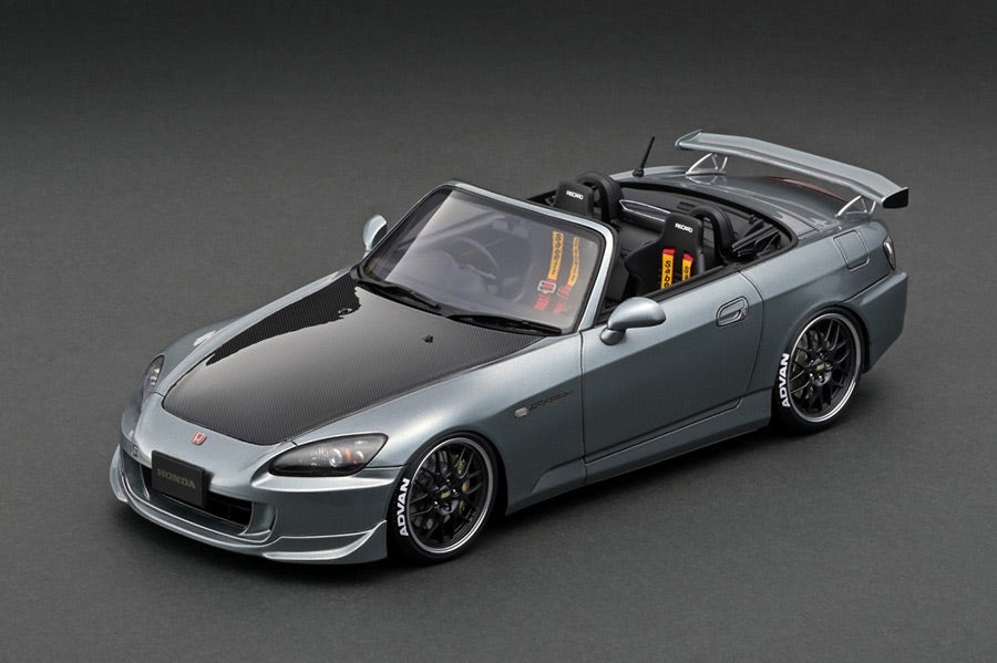 IG2590 ignition model 1:18 Honda S2000 (AP2) Dark Silver Resin