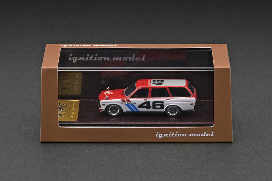 [ Back-order ] ignition model IG2929 1:64 Datsun Bluebird (510) Wagon Red/White