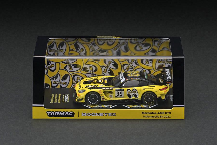 [ Back-order ]  Tarmac Works T43-023-21IND99 1:43 Mercedes-AMG GT3 Indianapolis 8 Hour 2021 Craft-Bamboo Racing model car