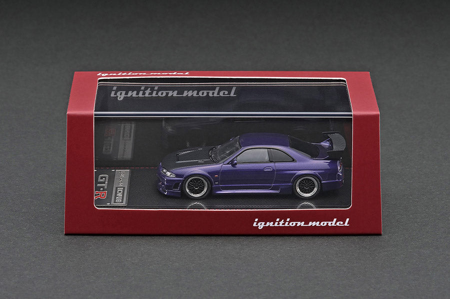 [ Back-order ] ignition model IG2506 1:64 Nismo R33 GT-R Purple Metallic