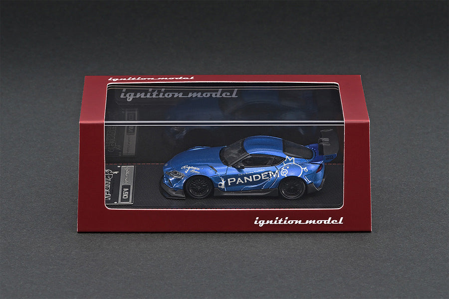 [ Back-order ] ignition model IG2331 1:64 PANDEM Supra (A90) Blue Metallic