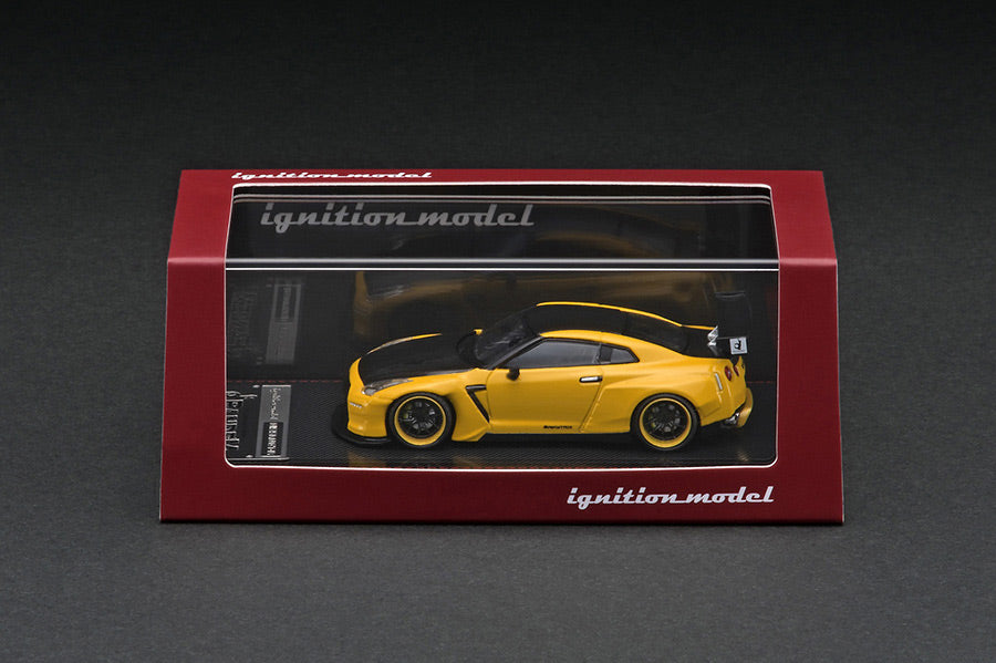 [ Back-order ] ignition model IG2797 1:64 PANDEM R35 GT-R Yellow Metallic  model car