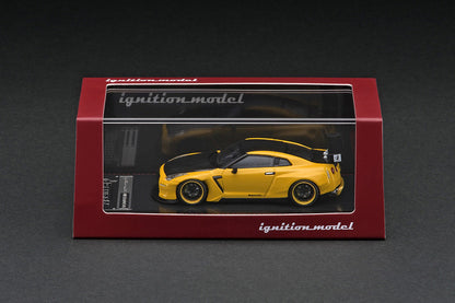 [ Back-order ] ignition model IG2797 1:64 PANDEM R35 GT-R Yellow Metallic  model car