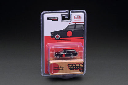 [ Back-order ]  Tarmac Works T64G-026-BK 1:64 Tarmac Works 1:64 Mijo Exclusive Datsun Bluebird 510 Wagon with Surfboard model car