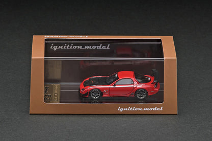 [ Back-order ] ignition model IG2725 1:64 FEED RX-7 (FD3S) MAOU Red model car