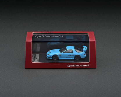 [ Back-order ] ignition model IG2498 1:64 Mazda RX-7 (FC3S) RE Amemiya Light  Blue