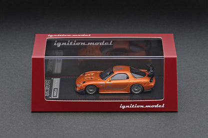 [ Back-order ] ignition model IG1950 1:64 Mazda RX-7 (FD3S) RE Amemiya Orange Metallic