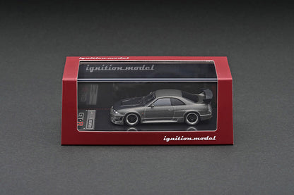 [ Back-order ] ignition model IG2507 1:64 NISMO R33 GT-R Titanium Gray