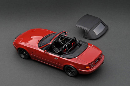 [ Back-order ] ignition model IG3198 1:18 Eunos Roadster (NA) Red model car