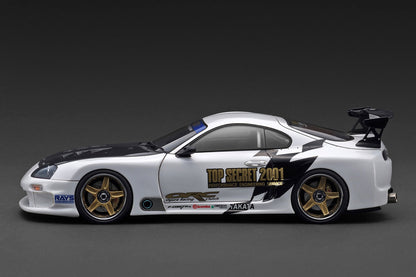 [ Back-order ] ignition model IG3744 1:18 TOP SECRET GT300 Supra A80 White model car