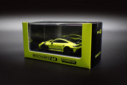 [ Back-order ]  Tarmac Works T64MC-005-AG 1:64 Porsche 911(992) GT3 RS Acid Green model car