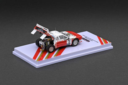 T64P-TL002-85RVH03 TARMAC WORKS 1:64 Lancia 037 Rally Rally Van Haspengouw 1985 Winner