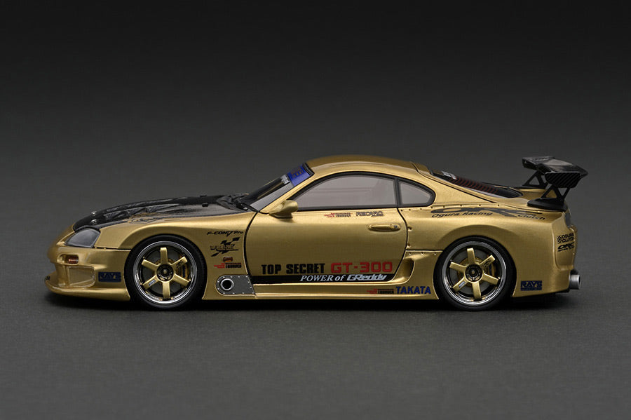 IG2947 ignition model 1:43 Toyota TOP SECRET GT300 Supra (JZA80) Gold resin