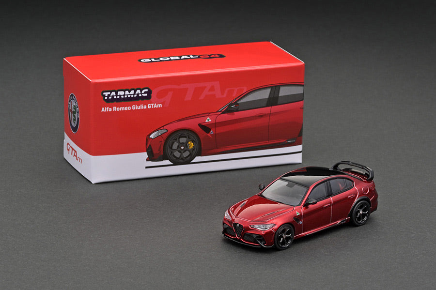 T64G-TL031-MRE TARMAC WORKS 1:64 Alfa Romeo Giulia GTAm Red Metallic