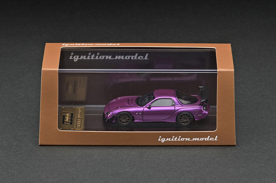 [ Back-order ] ignition model IG2800 1:64 FEED RX-7 (FD3S) Purple Metallic