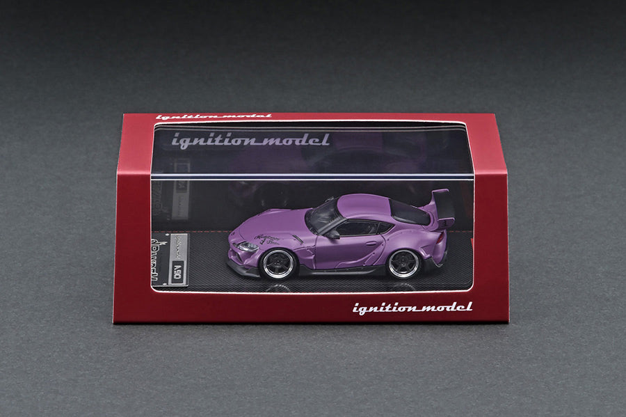 [ Back-order ] ignition model IG2335 1:64 PANDEM Supra (A90) Matte Purple