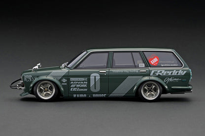 [ Back-order ] ignition model IG3147 1:18 Datsun Bluebird (510) Wagon Green model car