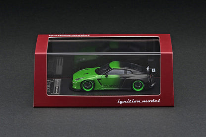 [ Back-order ] ignition model IG2766 1:64 PANDEM R35 GT-R Green/Black